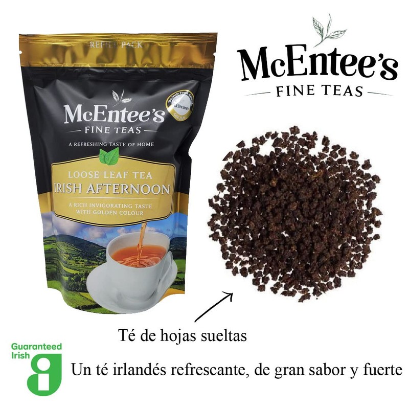McEntee's Irish Afternoon Loose Tea - 250g Refill Bag –