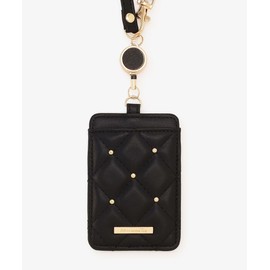 Afternoon Tea Living JF84 Passcase with Quilted Cord Reel, Black