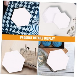 STOBOK 100pcs Quilting Paper Templates Sewing Molds for Patchwork DIY Crafts Quilting Accessory for Clothing Home and Handmade Projects