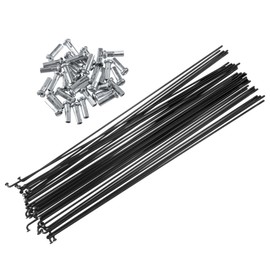 A ABSOPRO Bicycle Steel Spokes 14G Bike Spoke 263mm Length Set of 36