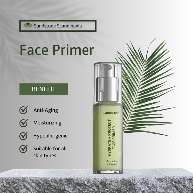 Sandstone Scandinavia Hypoallergenic Face Primer | Gripping Anti-Ageing Make Up