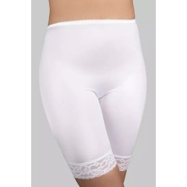 Rago  Rago Shapewear Long Leg Padded Rear White Shaper Size 32/XL