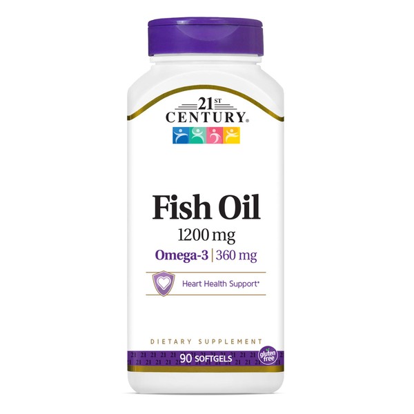 Maximum Strength Omega-3 Fish Oil 1200 Milligrams 90 Sgels
