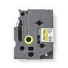 Original Brother TZe-SL651 Self Laminating Tape Black on Yellow -