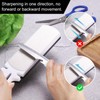 sourcing map 400/1000 Grit Handheld Diamond Sharpening Stone Double-Sided Whetstone