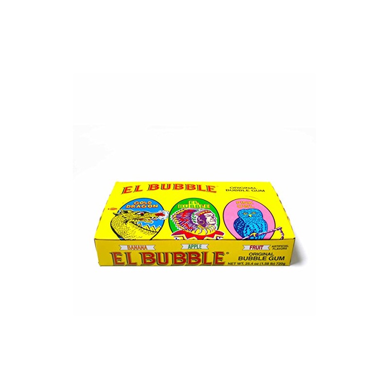 Dubble Bubble El Bubble II Bubble Gum Cigars, Assorted Fruit