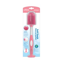 Dr. Brown's Dr. Brown’s Soft Touch Baby Bottle Brush, Pink
