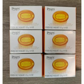 Pears Pure & Gentle Soap with Natural Oils 6 Pack Pure & Gentle Bar Soap