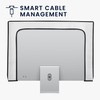 kwmobile Computer Monitor Cover Compatible with 24-26" monitor - Bees