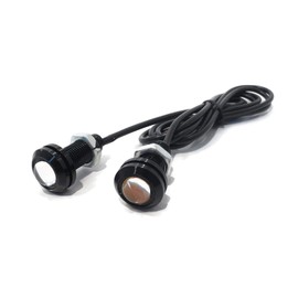 Amber LED Front Turn Signal Lights for Jeep Wrangler Tube/Flat Fenders - JK TJ YJ CJ Rubicon Sahara