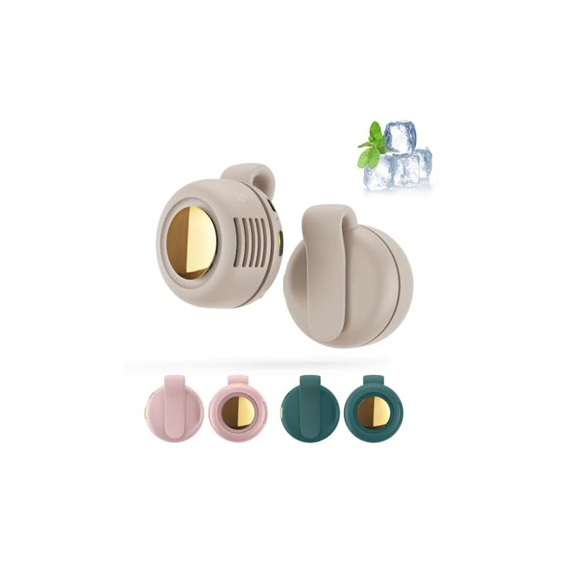 2one Ventilador con Clip para la Cintura,Mini Ventilador Compacto con