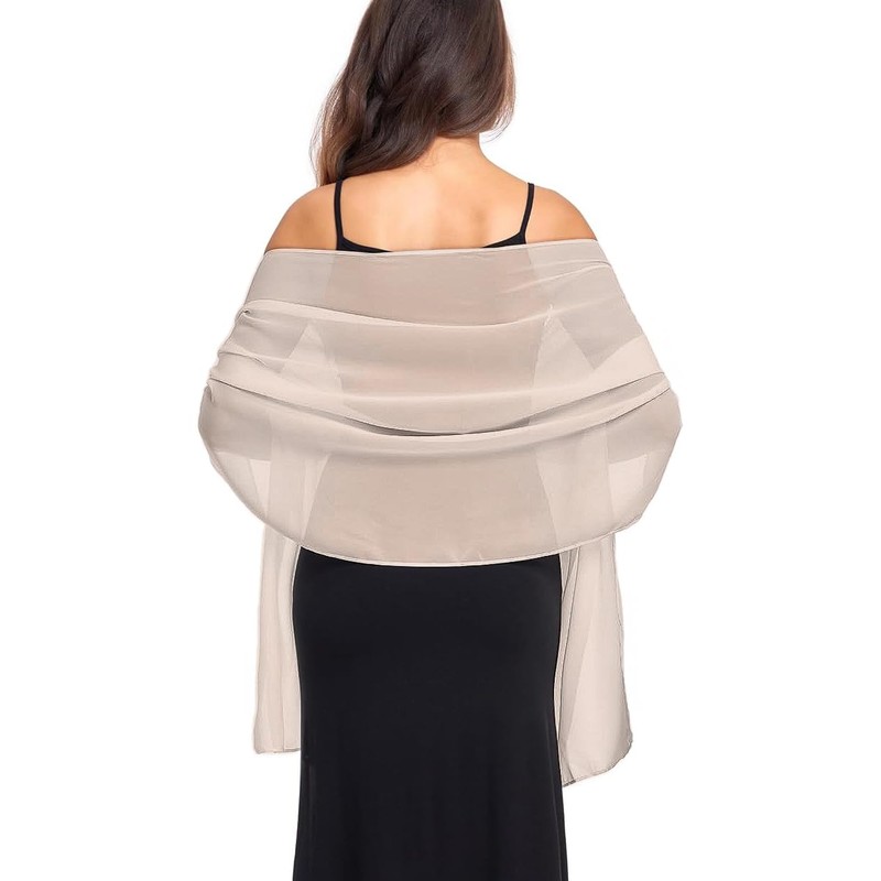 Wander Agio Womens Shawl Party Wraps Evening Dress Bridesmaid Long