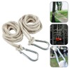 YURRUON Tree Swing Ropes, 2Pcs Hammock Hanging Rope Adjustable Swing