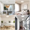 2-Pack Rechargeable Battery Operated Motion Sensor Ceiling Lights with Remotes,