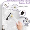 3 Pieces Multi-Function Rotating Crevice Cleaning Brush, Joint Cleaning Brush