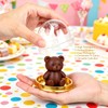 50 Pack 2 Inches Golden Mini Dessert Containers with See