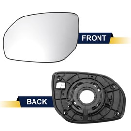 VISMIRROR Car Rearview Left Driver Side Mirror Glass Replacement W/Backing Plate Heated White Glass for Hyundai Santa Fe 2013-2016 Car Replace Front