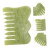 BIUDECO Natural Jade Scalp Massager Brush Comb Scalp Treatment Massage