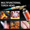 TECHPLUS Copper Alloy Butane Torch Head - Adjustable Flame Kitchen