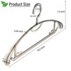 Generic Clear Plastic Hangers for Clothes,Pack of 20,Anti-Slip,Durable and Versatile,Heavy