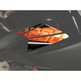 BIKE-label Side Tank Pad Orange Compatible with KTM 1290 Super Duke GT 800400