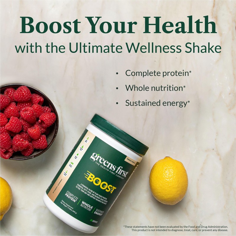 Greens First Boost - Plant-Based Protein & Balanced Nutrition -