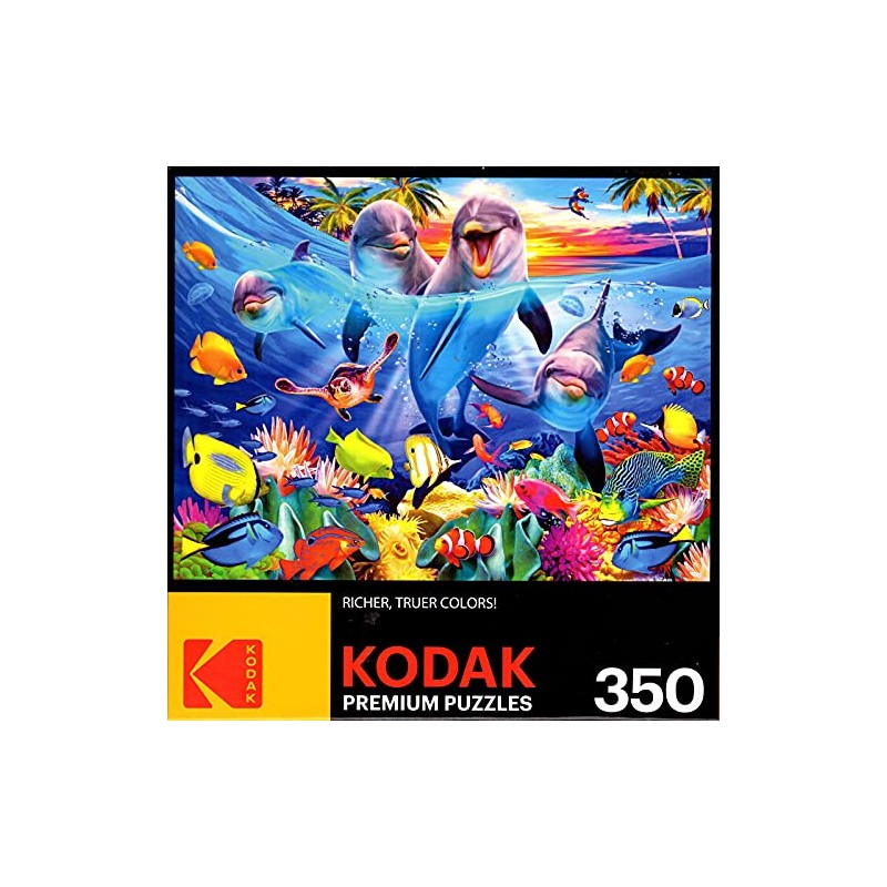 Playful Dolphins 350 Piece Puzzle