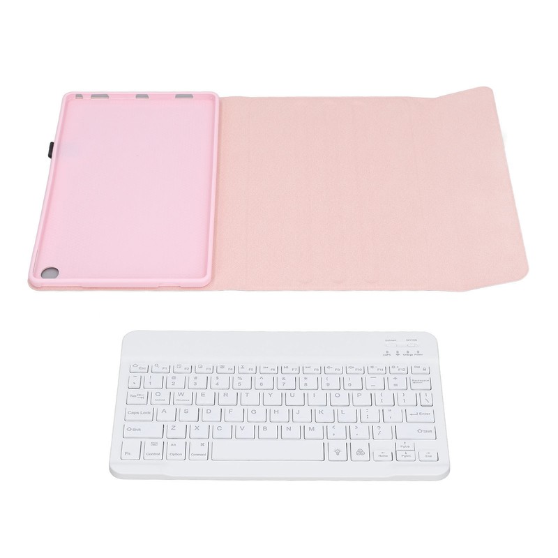 10.6in Backlit Keyboard Case RGB Detachable Keyboard PU Leather Protective