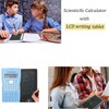 KK-82MS-D Portable Scientific Calculator with 4.4 Inch LCD Erasable Writing
