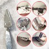 5 inch Smart Triangle Trowel/Mortar Trowel Jointer Trowel/Leaf -Shape Blade