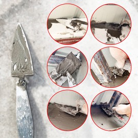 5 inch Smart Triangle Trowel/Mortar Trowel Jointer Trowel/Leaf -Shape Blade Smart Trowel Mini Trowel Portable Household Decoration Trowel