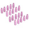 20Pcs TIG Alumina Nozzles Ceramic Cup Gas Lens Shield Consumables