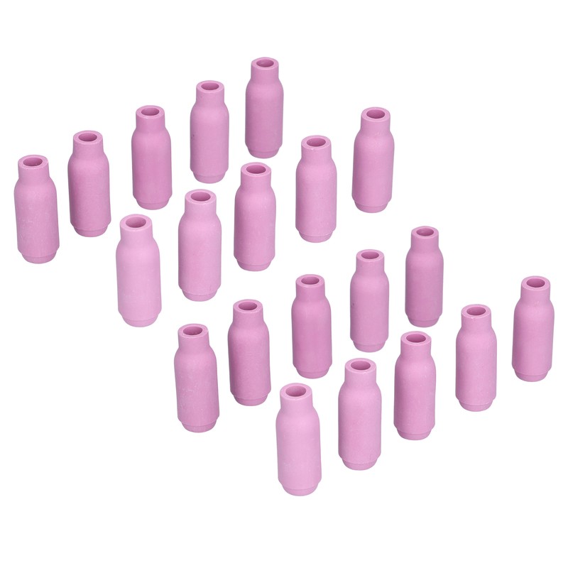 20Pcs TIG Alumina Nozzles Ceramic Cup Gas Lens Shield Consumables