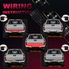 AHMURZOE 48" Tailgate Light Bar Triple Row LED Tailgate Light