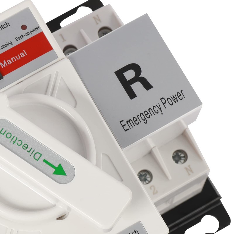 110V 2P 63A Mini Dual Power Automatic Transfer Switch, Generator