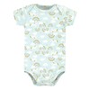 Hudson Baby Unisex Baby Cotton Bodysuits, Magical Rainbow 3-Pack, 0-3