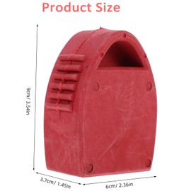 Amaezorx 2 Pcs Ladder Anti-Slip Covers - Heavy Duty Red Rubber Caps for Ladder Feet, Non-Slip Pads for Ladder Protection & Floor Safety (Fits Most Ladder Types)