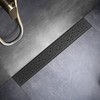 Sharp-tec Shower Drain, 32 inch Linear Shower Drain, Matte Black