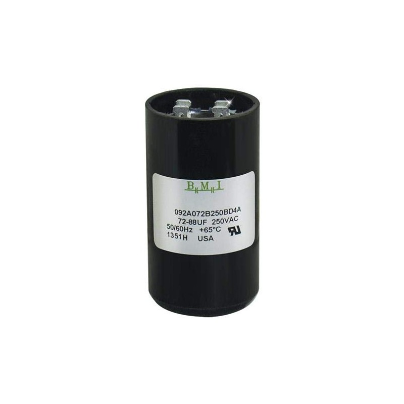 72-88 uF x 220 250 VAC - BMI/USA Start Capacitor