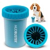 Dexas MudBuster Portable Dog Paw Cleaner, Medium, Blue - Premium