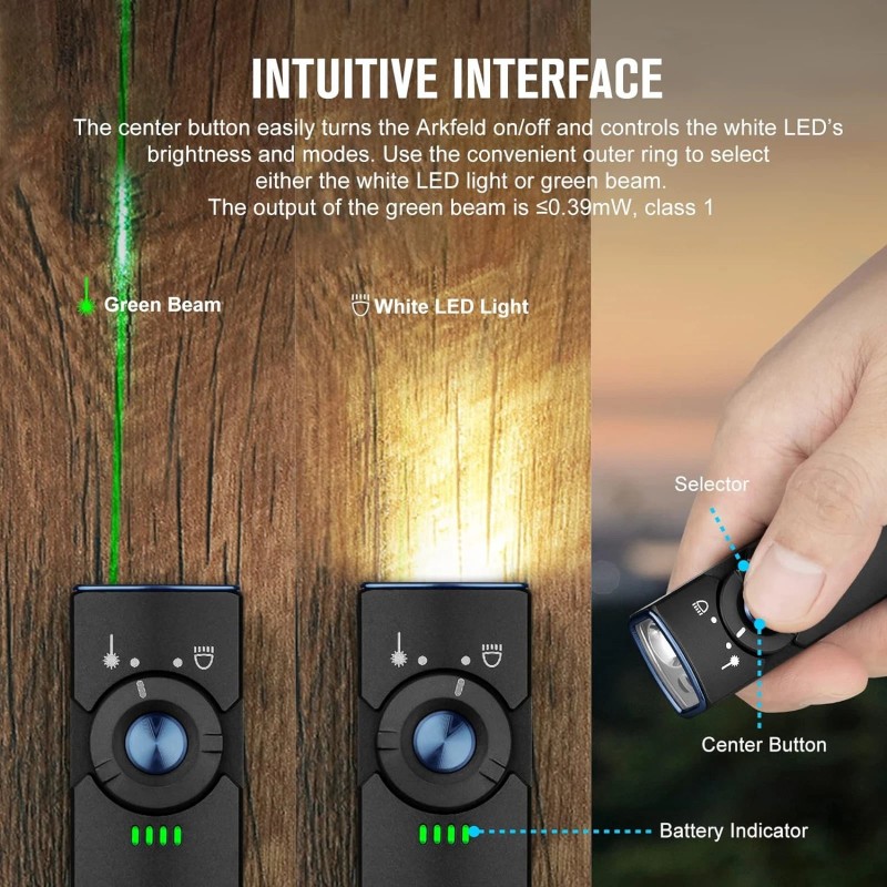 Olight ~NEW~ Olight Arkfeld 1000 Lumen Rechargeable EDC Flashlight &