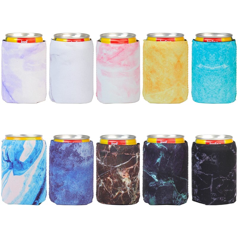 HaiMay - 10 fundas para latas de cerveza para latas