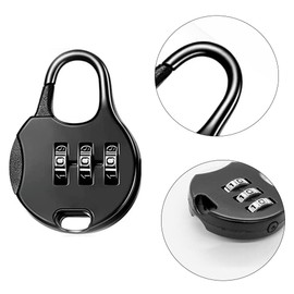 4 Pcs Set Combination Luggage Locks 3 Digit Suitcase Padlocks Alloy Luggage Tags Suitcase Tags Suitcase Accessories for Travel Backpack Bag Case Baggage