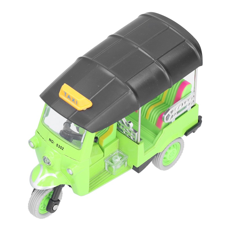 Pull Back Thai Tricycle Simulation Alloy Tuk Tuk Car Model