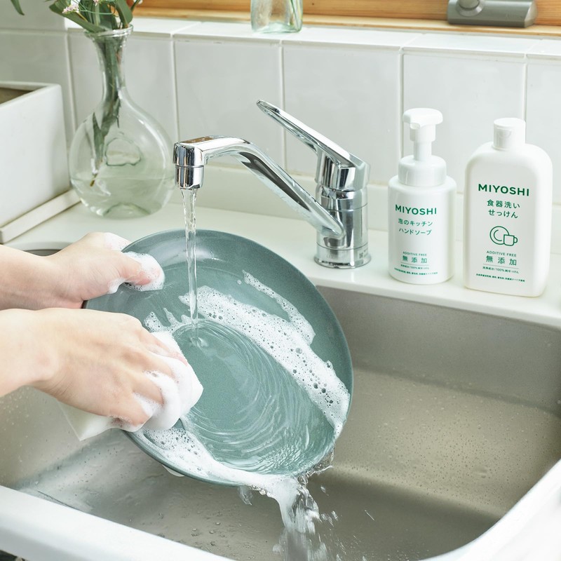 MIYOSHI Miyoshi Soap Additive-Free Dishwashing Soap Standing Refill 350ml