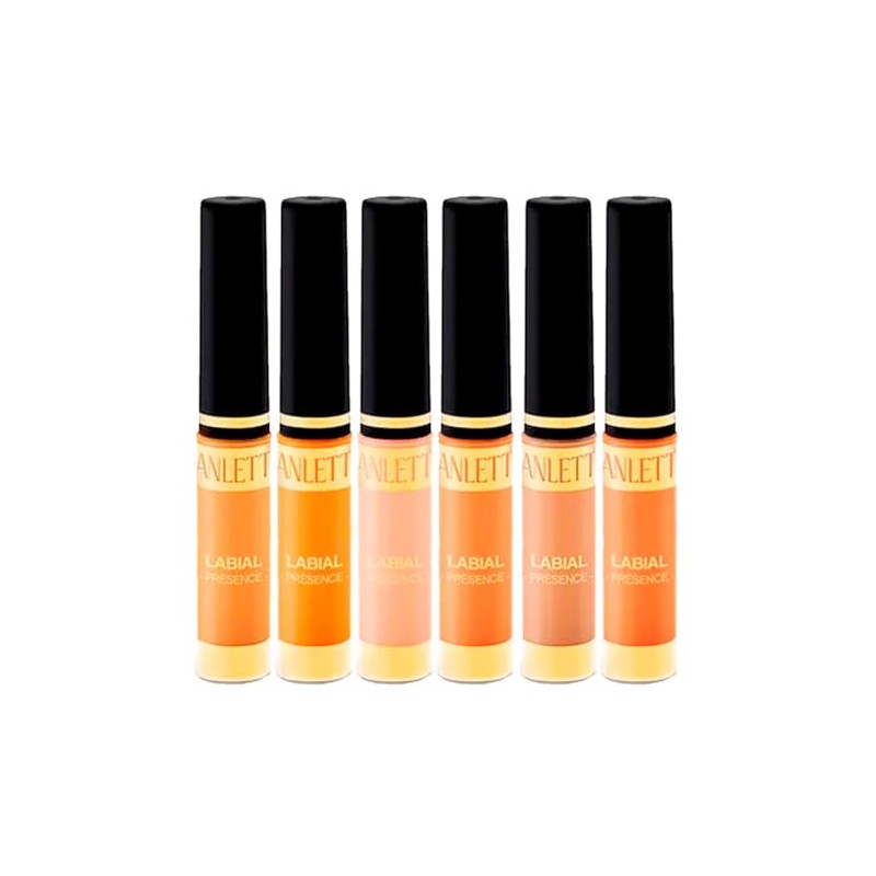 Kit labial indeleble Anlett con 6 piezas #1 multicolor cont.