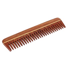 SVATV Handmade Rosewood/Rosewood Detangling Comb for Thick, Curly and Wavy Hair, Non-Static and Environmentally Friendly S-76A