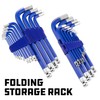 Powerbuilt 13 Piece Metric Jumbo Long Point Magnetic Hex Key