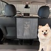 GLIDESMOOTH Dog Car Net Barrier, with Adjustable Rope and Hook,
