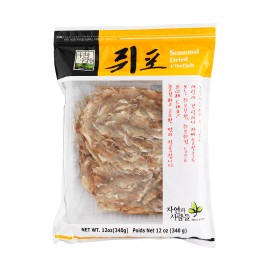 Jayone Korean Seasoned Dried File Fish Fillet Jerky Filefish 340g